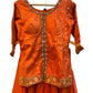 UK 12 / 38" - Orange - Ladies Sharara / Palazzo Trousers Suit - UK Stock - Sangeet / Henna / Weddings - DIL8640 TP