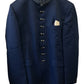 SALE! Navy Blue - Mens BandhGala / Prince / Chinese Collar Open Jacket - Fantastic Fit -  PC2611