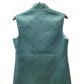 Sea Green - Rich Lucknowi Sequins Mens Waistcoat / Bandi - Bollywood - HHF2401 KK 0624