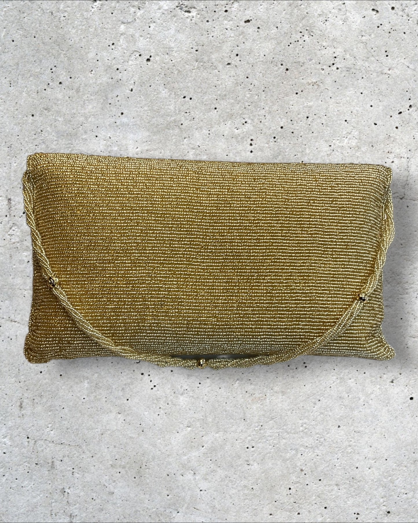 Dark Gold Finish - Rich Hand Embroidered Clutch Bag / Handbag -Bollywood / Weddings - RP04 11KP25