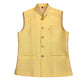 Lemon Yellow - Handloom Brocade Indian Mens Waistcoat / Bandi - Bollywood - CS2404 KV 0524