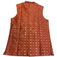 Orange - Mirror Work All Over Embroidered - Mens Indian Waistcoat - UK Stock - 24 hr Dispatch - KCS4782 03KP26