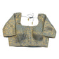38" & 42" - Grey - Banarasi Brocade Saree / Lehenga Blouse -UK Stock - Quick Dispatch - X1126 01A25
