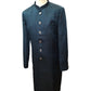 Teal - Classic Self Brocade Sherwani with Quality Buttons -  YD2415 06JP24