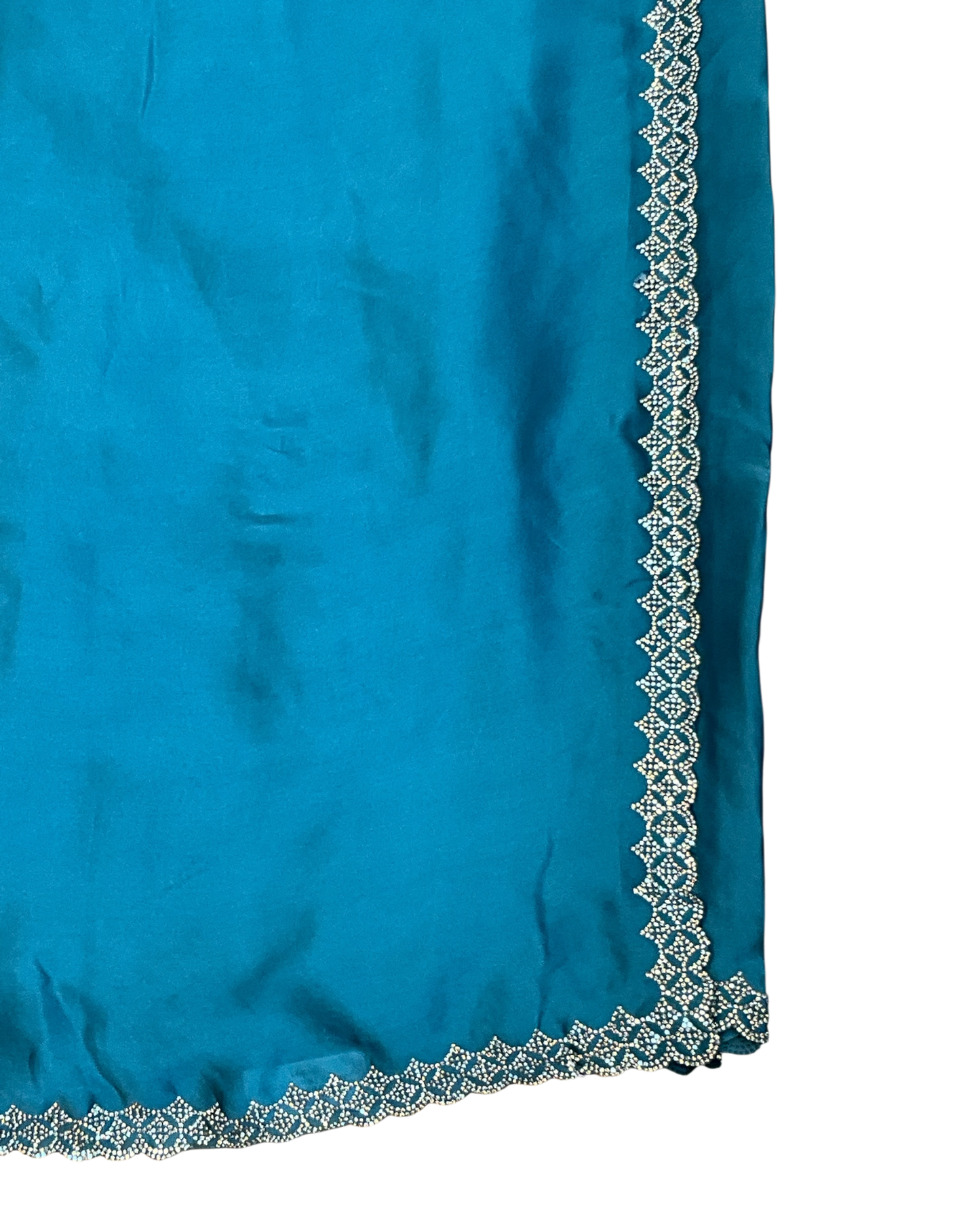 Light Turquoise - Fancy Party Saree with Blouse Piece - UK stock - 24hr Dispatch - SP2623 VY
