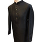 Black - Fantastic Mens Indian Kurta set - Weddings / Walimas , Sangeet, Eid, Mehndi / Henna - NAD2501 01KV25