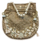Antique Gold - Silky Bollywood Ladies Potli / Pouch Style HandBag - GJ21 10Rp24