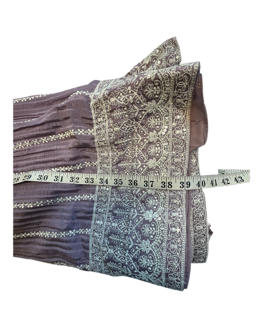 Size 14 / 40" Bust - Lilac - Ready Made Lehenga Set - UK Stock - 24h Dispatch - KTC2603 TY