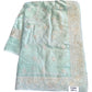Ice Blue - Tissue Crepe - Party Wear Embroidered Saree with Blouse Piece - SP2504015 VR