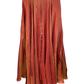 Rust / Orange - Designer Ladies Medium Spaghetti Top Palazzo Trousers Suit - Size 12 (38") - VMK KRUPA RJ