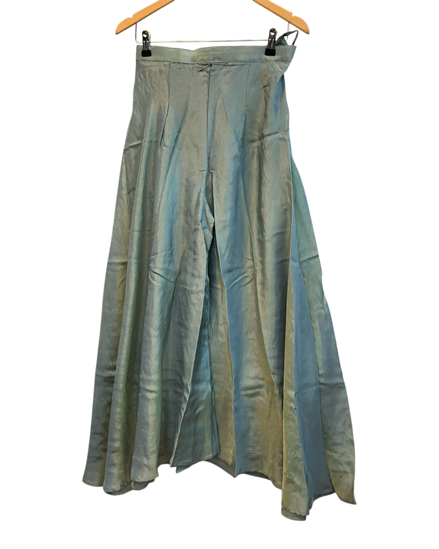 UK 18 / 44" - Sky Blue - Ladies Sharara / Palazzo Trousers Suit - UK Stock - Sangeet / Henna / Weddings - HEL23927 TP