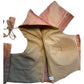 Peach - HYBRID Silky Saree blouse - With Elastic on both side for Great fit - Size 36",38", 40" S M L  - VAM1216 Ap