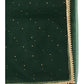 Bottle Green - Ladies Net Dupatta with Gold Lace Border  & Diamante - Mix N Match -  VC2501 T0125