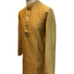 Gold - Fantastic Mens Indian Kurta set - Weddings / Walimas , Sangeet, Eid, Mehndi / Henna - NAD2403 08KA24