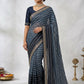 Light Blue - Fancy Party Saree with Blouse Piece - UK stock - 24hr Dispatch - SP2605 VY
