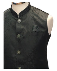 Racing / Bottle Green - Rich Suiting Material Mens Indian Waistcoat - Amazing Fit - Great Quality - YD2418 KC 0824