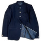 Navy Blue- PREMIUM Slim Fit Mens Self Brocade BandhGala / Prince / Chinese Collar Jacket - Fantastic Fit - VNS-JOD6097-30 10TP25
