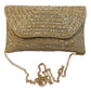 Gold - Rich Hand Embroidered Clutch Bag - JS03 10KP24
