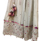 Champagne / Beige - Designer Silky Lehenga Set - Weddings , Sangeet,  Henna, Haldi - 24h Dispatch - ZC2401 KVY 0124