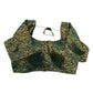 38" & 42" - Bottle Green - Banarasi Brocade Saree / Lehenga Blouse -UK Stock - Quick Dispatch - X1126 01A25