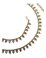 Antique Gold Finish Saree Belt, Waist / Belly Chain - Fancy Dress , Bollywood - KAJ959 A 0923