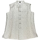 Off White / Cream  Self Banarasi Brocade - Premium Mens Waistcoat - VNS-JKT16 10KP25