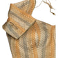 38" Bust (UK 12) Beige Cream - Banarasi Brocade Saree / Lehenga blouse -  Can be let out to size 14  - VFJ217 01KY25