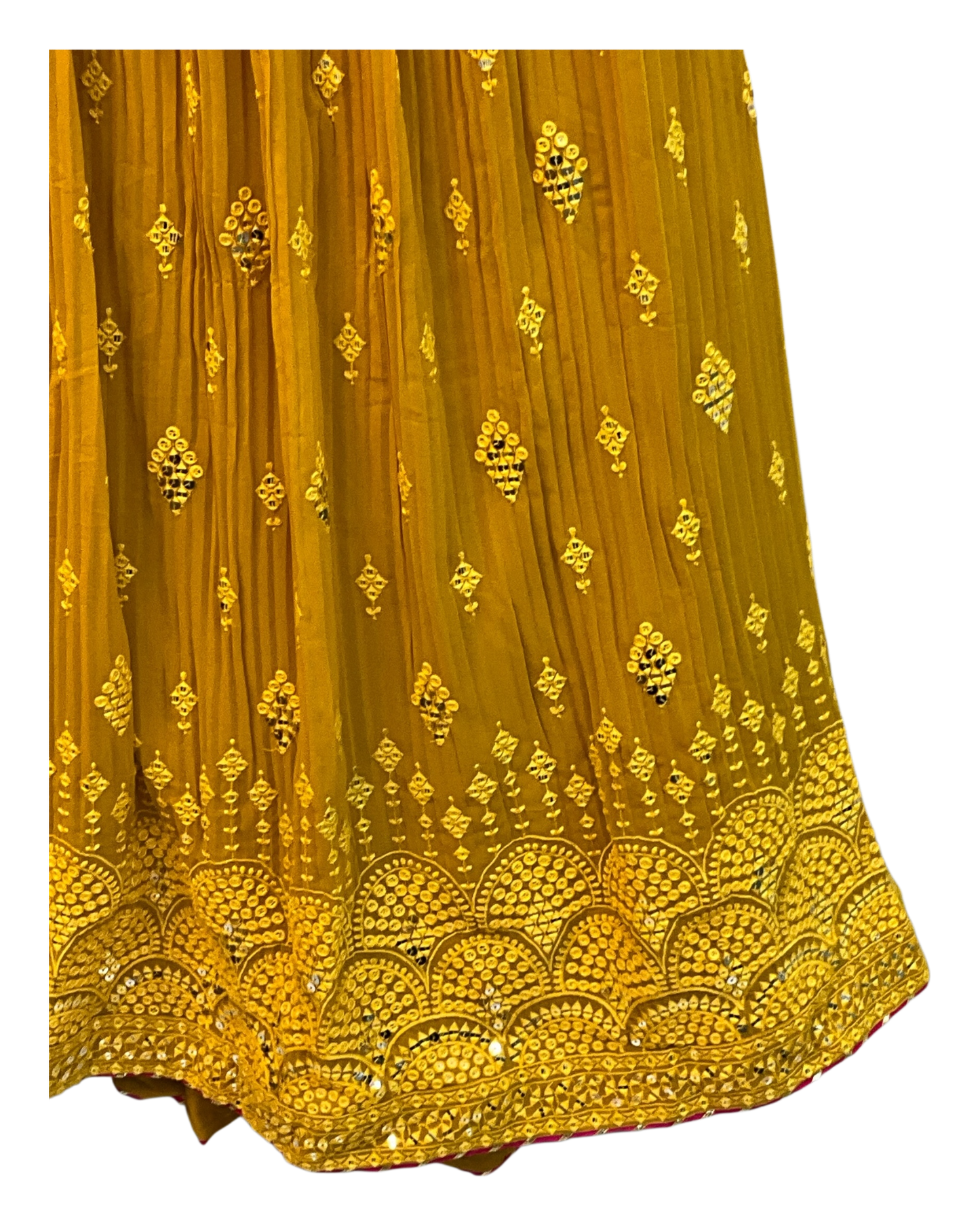 SALE! SALE! Yellow Ready Made Lehnga Set - Haldi / Mehndi / Weddings - UK Stock - 24h Dispatch - PC2601 XX