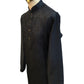 Navy Blue - Sequins -  Mens Indian Kurta set - Weddings / Walimas , Sangeet, Eid, Mehndi / Henna - NAD2508 01KC25