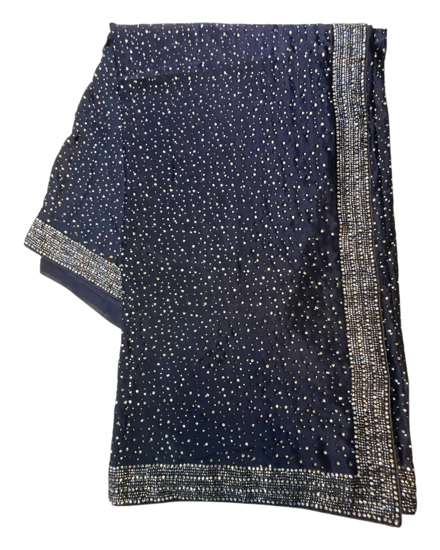 Sale! Navy Blue - Fancy Saree with Blouse Piece - VC2311 KJR 0323