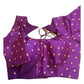 34", 38" & 42" - Purple - Banarasi Brocade Saree / Lehenga Blouse -UK Stock - Quick Dispatch - X767 08Ap25