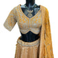 Haldi Yellow - Designer Ladies Banarasi Brocade Lehenga Set - Size 12 (38") - VMK No274 KYY