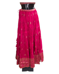Fuchsia - Designer Ready Made Lehenga Set - Size 10 (12) UK Stock - 24h Dispatch - HINA  KVP 0425