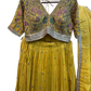 Size UK 12 (38") Haldi Yellow - Lehenga Set - Mehndi / Sangeet / Bridesmaids / Weddings / Garba  - UK Stock - 24h Dispatch - OC42224  05PH26