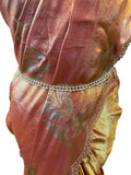 Antique Gold Finish Saree Belt, Waist / Belly Chain - Fancy Dress , Bollywood - 15BL333 07KY26