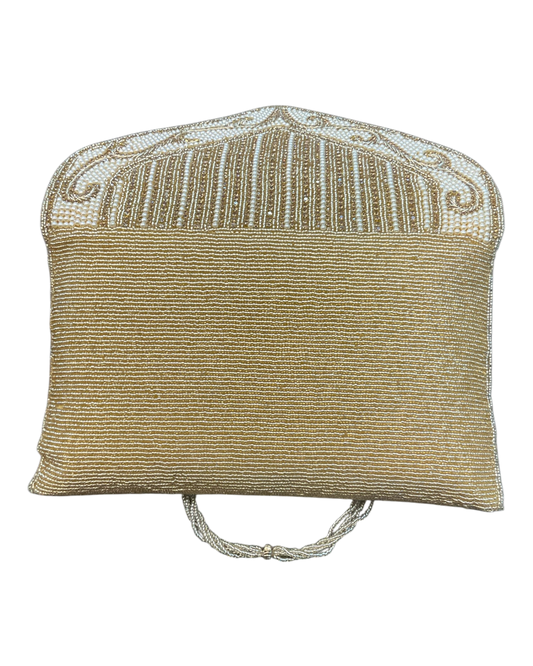 Gold - Rich Hand Embroidered Clutch Bag / Handbag -Bollywood / Weddings - MJ061 06KP26