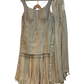 UK 12 / 38" - Beige - Designer Ladies Indian Medium Top Palazzo Trousers Suit - UK Stock - 2/3 days delivery - VMK CHARMI RP