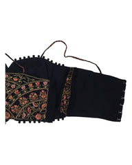 Black - Designer Ladies Short Strap Top Palazzo Trousers Suit - Size 10 (36