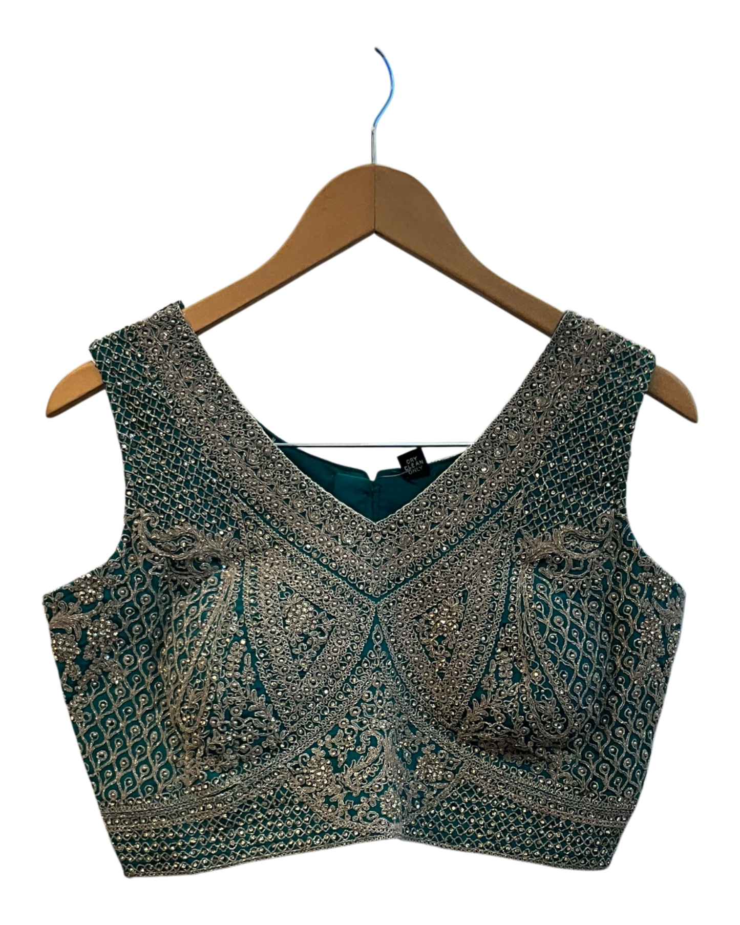 Size UK 12 (38" Bust) Adjustable to Size 14 - Turquoise - Silky Lehenga Set - Mehndi / Sangeet / Bridesmaids / Weddings / Garba  - UK Stock - 24h Dispatch - JF3349 05PA26