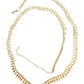 Gold - Antique Gold Finish Saree Belt, Waist / Belly Chain - Fancy Dress , Bollywood - 15BL415 07A26