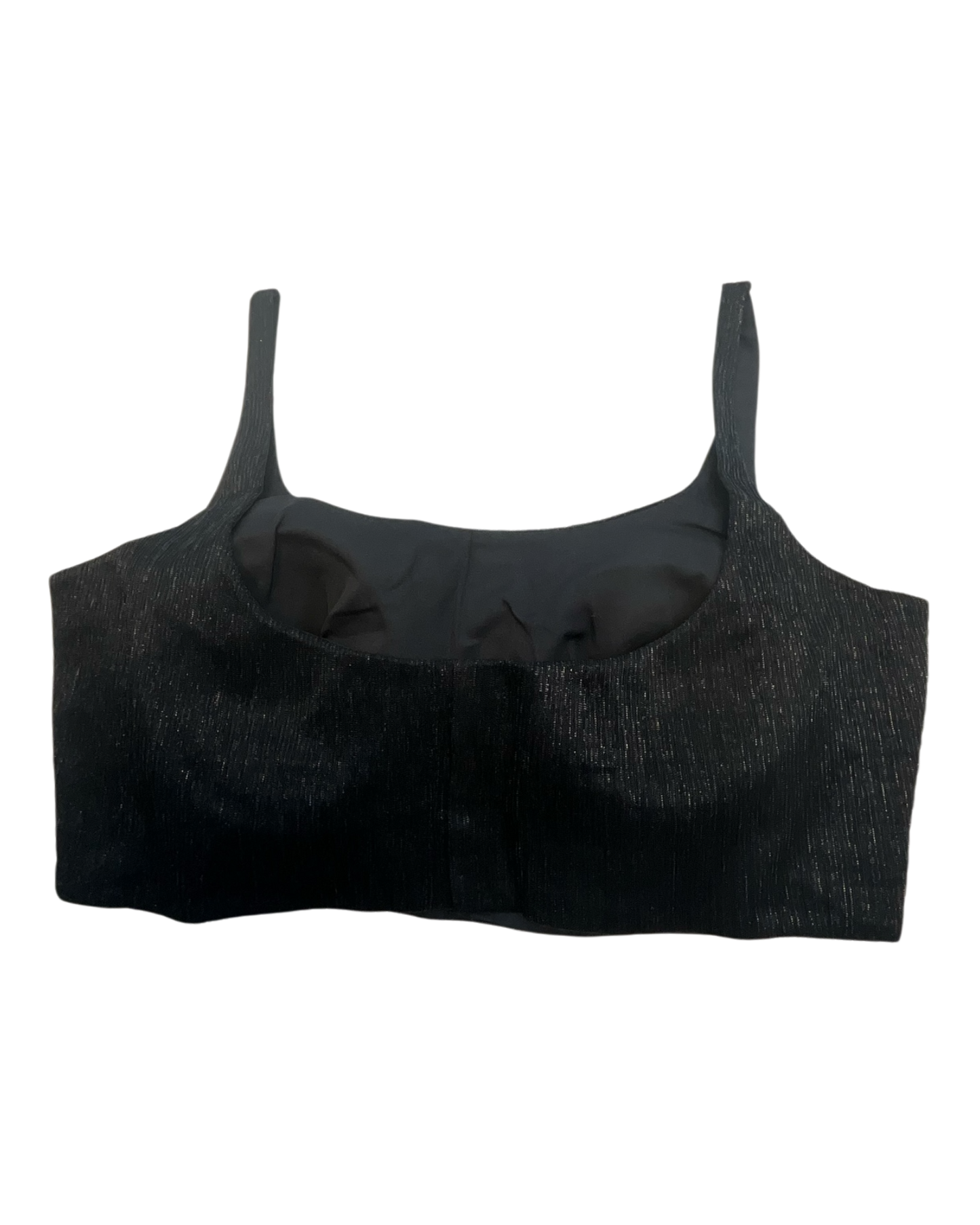 36" / UK 10 - Black - Rich Designer Saree blouse with cups,  Sleeveless - UK Stock - Quick Delivery - RNK - R931-H