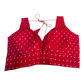 40" / UK 14 - Fuchsia - Silky Designer Saree blouse with cups,  Sleeveless - UK Stock - Quick Delivery - RNK - R717 KV