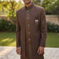 Chestnut Brown - PREMIUM Mens Knee Length  Jacket with Long Waistcoat - Sherwani / Indo Western - Fantastic Fit - KCS6633 05RY25