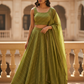Light Green -  Dupion Silk Lehenga Set -  - Garba / Dandia , Mehndi / Sangeet / Weddings Size UK 12 (38" Bust) Adjustable to Size 14 - UK Stock - 24h Dispatch - AF2506 09TY25