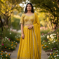 Size 16 / 42" Bust - Haldi Yellow - Ready Made Lehenga Set - UK Stock - 24h Dispatch - KTC250201 JY 0225
