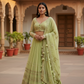 SALE - Designer Lime Green Ready Made Lehenga Set - Size 10 (12) UK Stock - 24h Dispatch - Diksha -ZC2315  KKP 0323