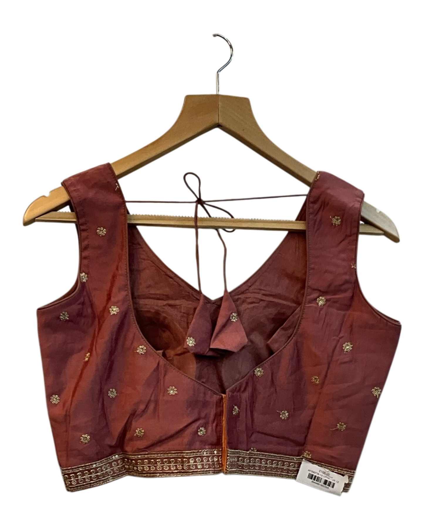 Dusty Pink - Dupion Silk Lehenga Set - Size UK 12 (38" Bust) Adjustable to Size 14 - UK Stock - 24h Dispatch - AF2507 09TA25