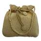 Gold - Rich Hand Embroidered Potli Bag / Handbag -Bollywood / Weddings - AKB282 11KJ25