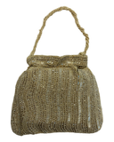 Gold - Rich Hand Embroidered Potli Bag / Handbag -Bollywood / Weddings - AKB282 11KJ25