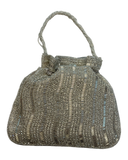 Silver - Rich Hand Embroidered Potli Bag / Handbag -Bollywood / Weddings - AKB282 11KJ25